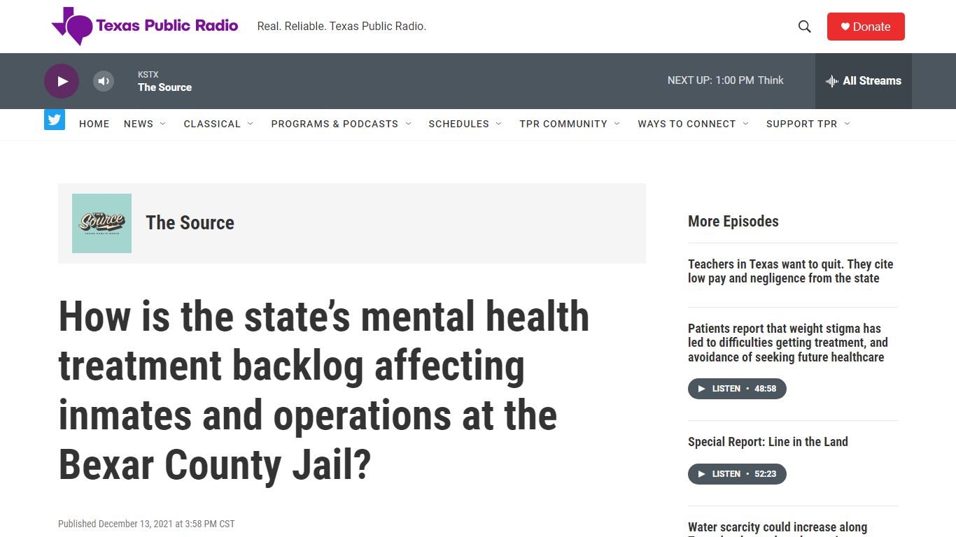 How is the state’s mental health treatment backlog ...